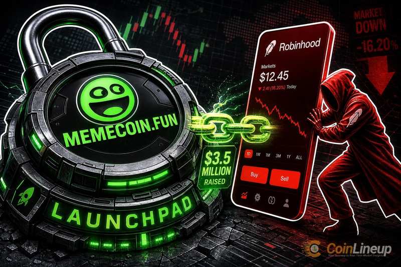Memecoin.Fun привлёк $3,5 млн на создание платформы запуска на Robinhood Chain
