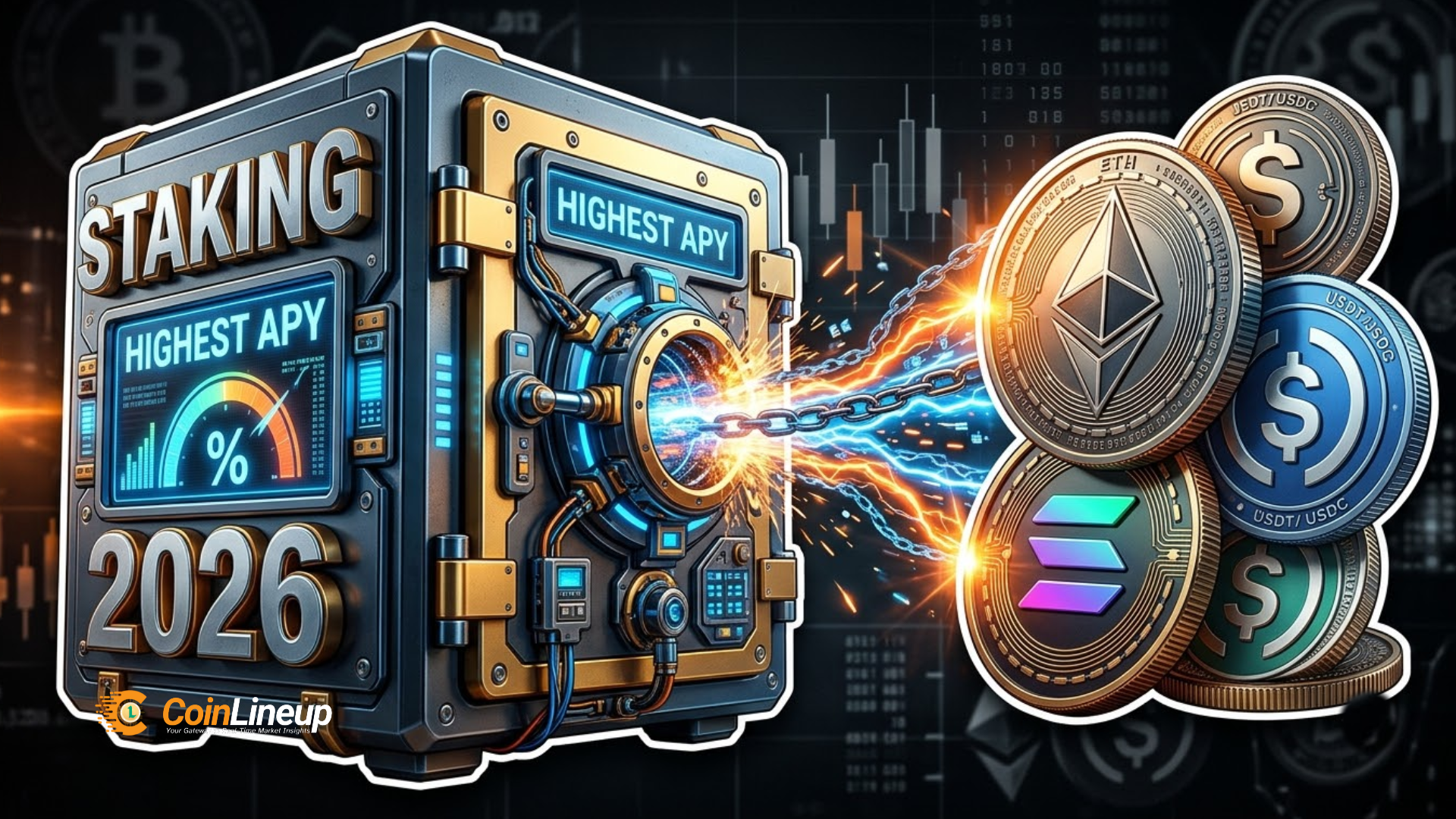 Платформы для криптостейкинга в 2026 году: APY, комиссии и риски для ETH, SOL и стейблкоинов
