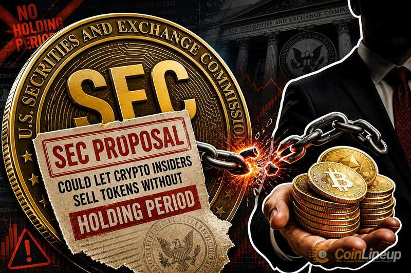 Propozycja SEC może umożliwić niektórym insiderom kryptowalutowym sprzedaż tokenów bez okresu blokady