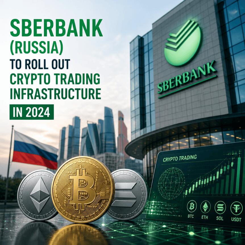 Сбербанк планирует инфраструктуру для торговли криптовалютами на фоне формирования регулируемого рынка в России