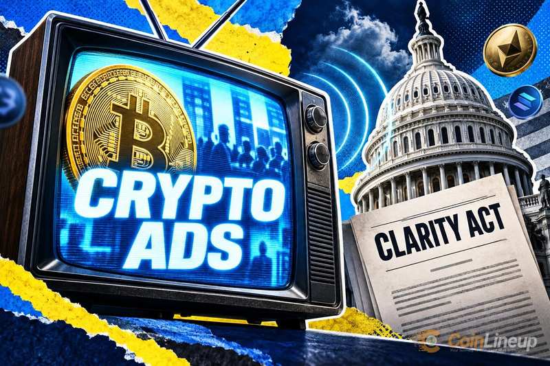 Crypto Industry Groups Push Senate to Pass CLARITY Act as Reported TV Ad Campaign Remains Unconfirmed