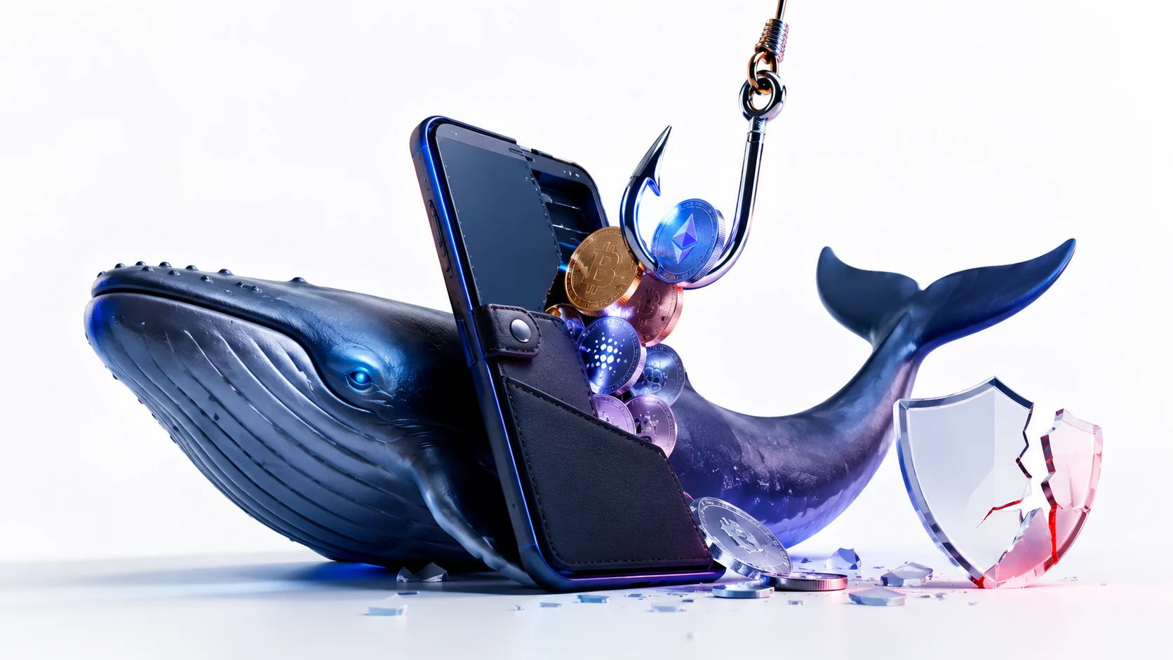 Ballena de Ethereum Pierde $25.6M en Segundo Ataque de Phishing Mayor