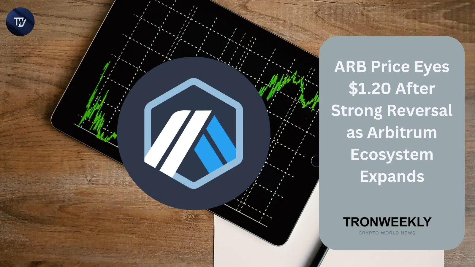 ARB нацелен на $1.20 после сильного разворота на фоне расширения экосистемы Arbitrum