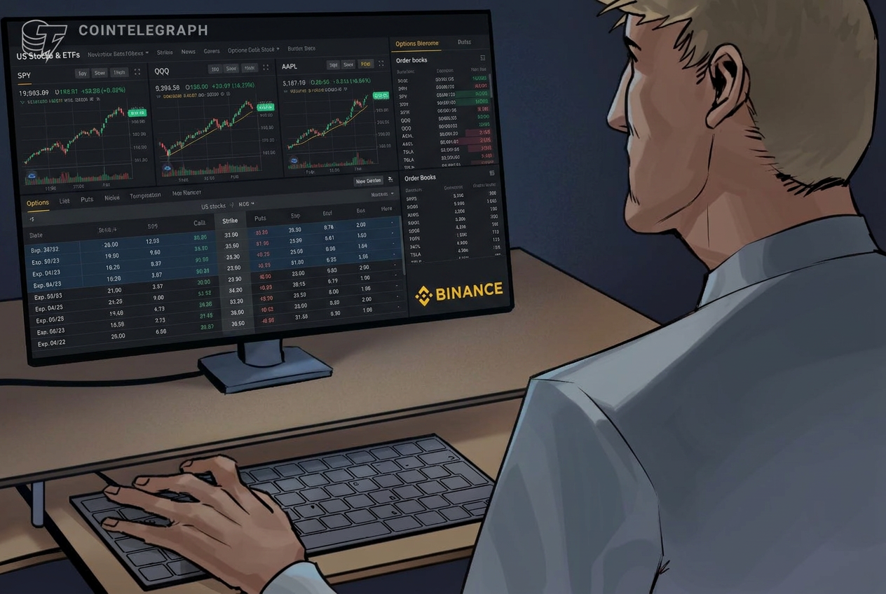 Binance lance des options sur plus de 1 000 actions et ETF américains dans le cadre de son expansion TradFi