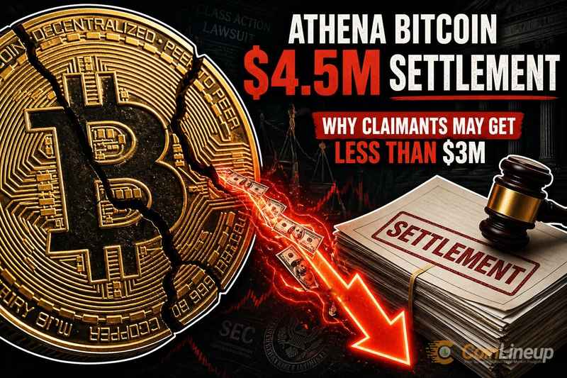 Athena Bitcoin 同意450万美元和解；索赔人可能获得不到300万美元