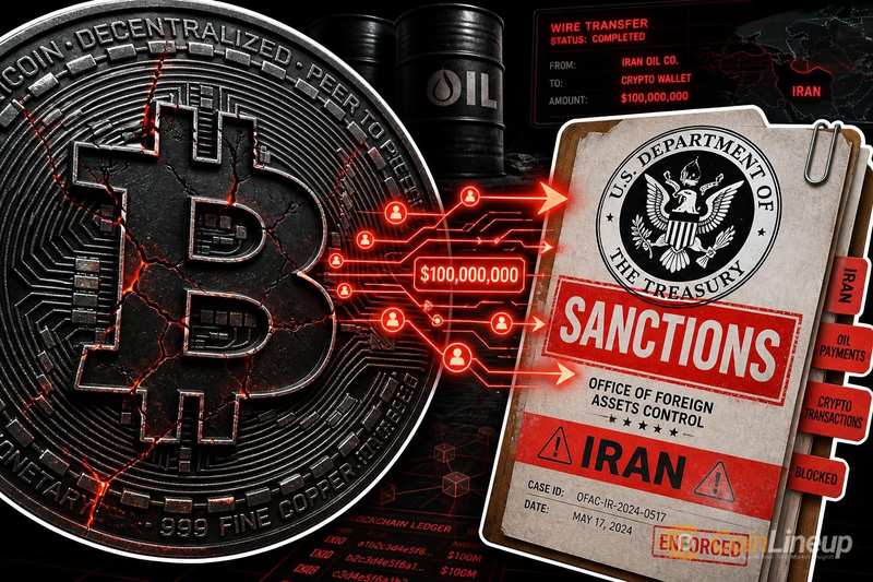 USA weiten Iran-bezogene Krypto-Sanktionen wegen mutmaßlicher Ölzahlungen über 100 Millionen US-Dollar aus