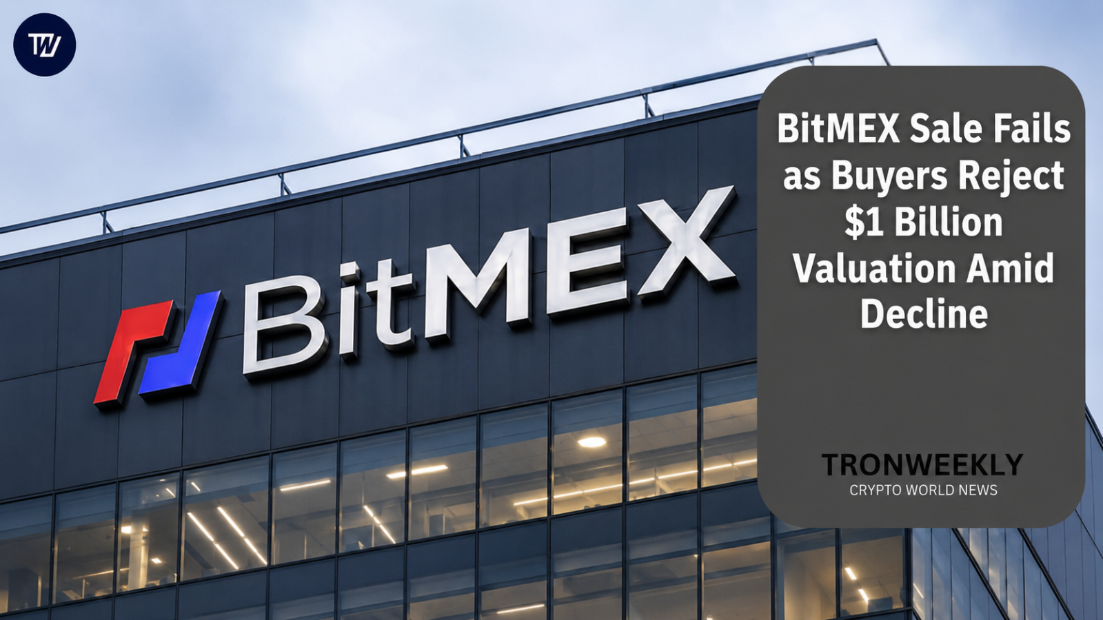 La venta de BitMEX se desmorona cuando los compradores rechazan la valoración de 1.000 millones de dólares antes del cierre planificado