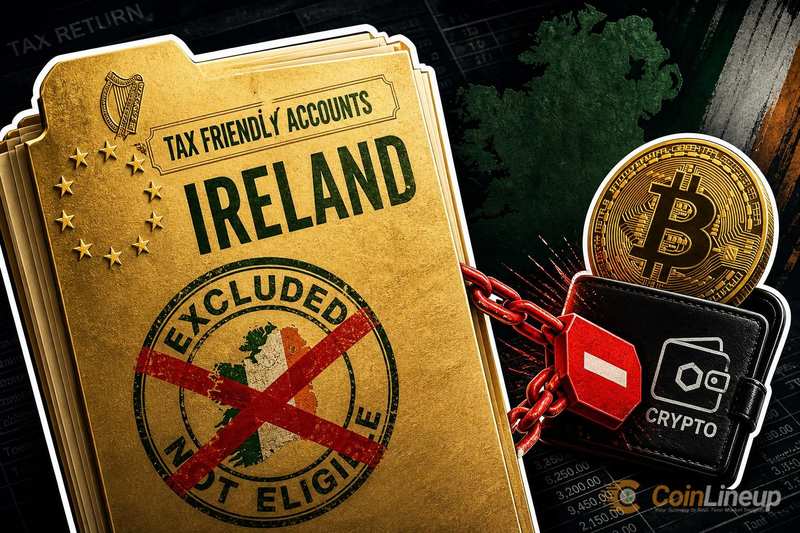 L'Irlanda esclude le criptovalute dai nuovi conti di investimento retail agevolati fiscalmente