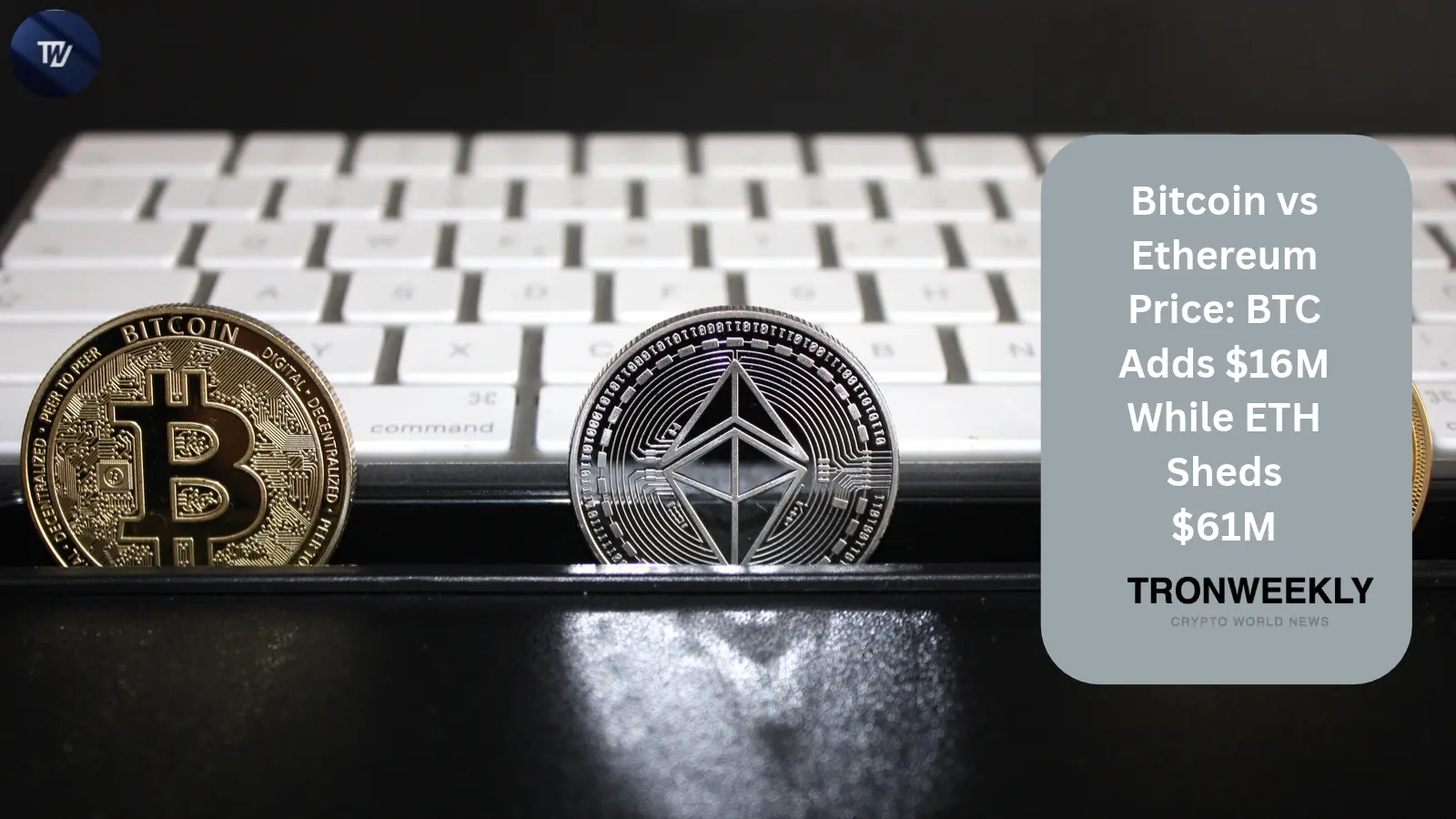 Bitcoin vs Ethereum: gli ETF BTC registrano un flusso giornaliero positivo di 15,86 milioni di dollari mentre i fondi Ethereum scontano deflussi per 60,84 milioni