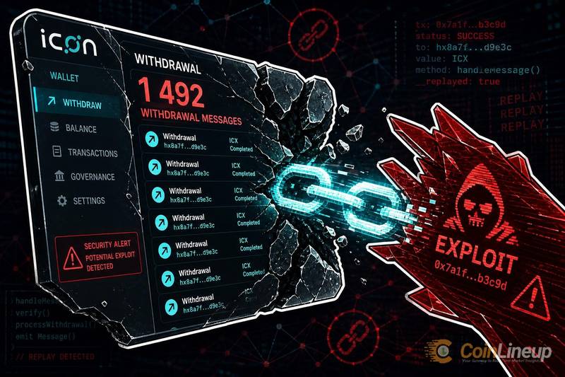 ICON сообщает, что атака повторного воспроизведения 1,492 раза использовала сообщения на вывод средств