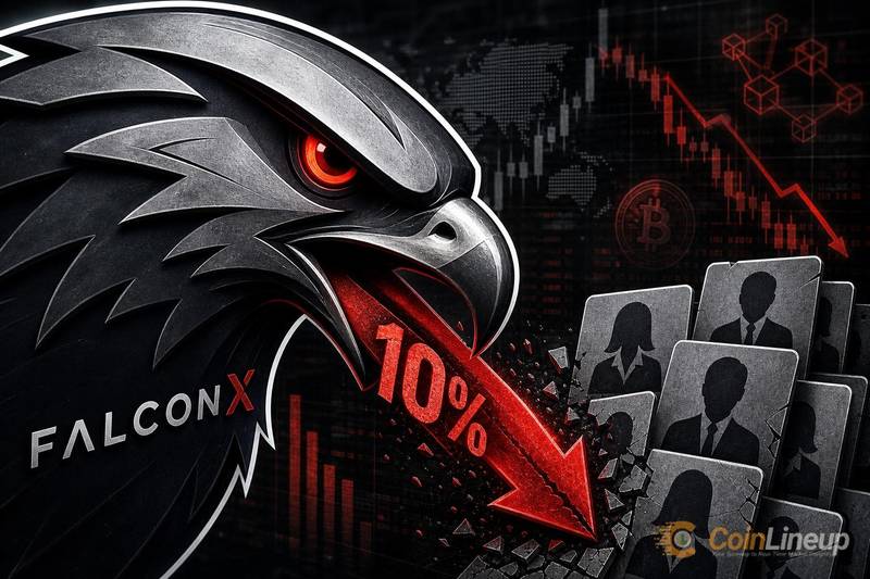 FalconX, как сообщается, сократила около 10% штата на фоне затяжного спада на рынке криптовалют