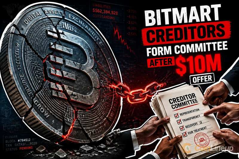 I creditori di BitMart formano un comitato dopo l'offerta di salvataggio da 10 milioni di dollari rimasta senza risposta
