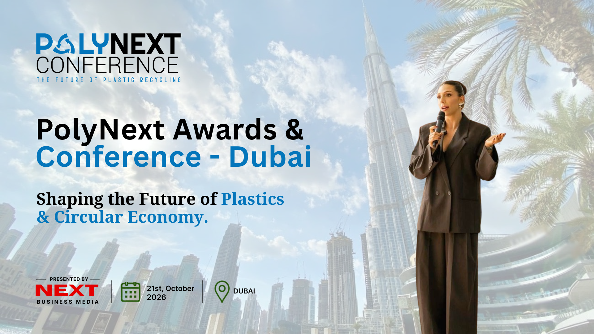 PolyNext Awards & Conference Dubai 2026 si concentrerà sul riciclo della plastica e sulla circolarità