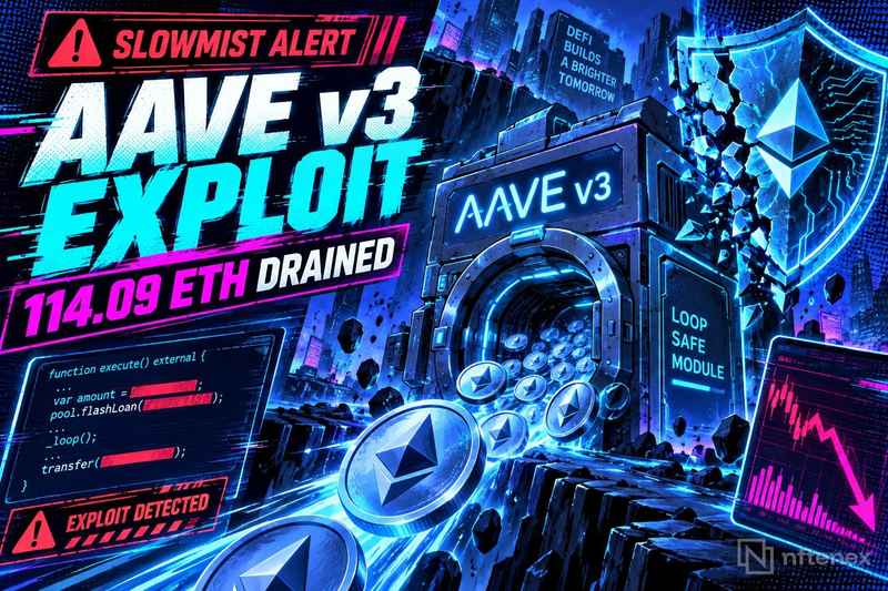 Предупреждение SlowMist: эксплойт модуля Aave v3 Loop Safe привел к краже 114,09 ETH