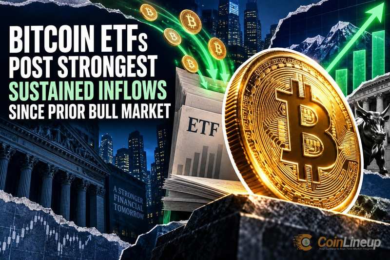 Биткоин-ETF демонстрируют самый длительный период притоков с прошлого бычьего рынка