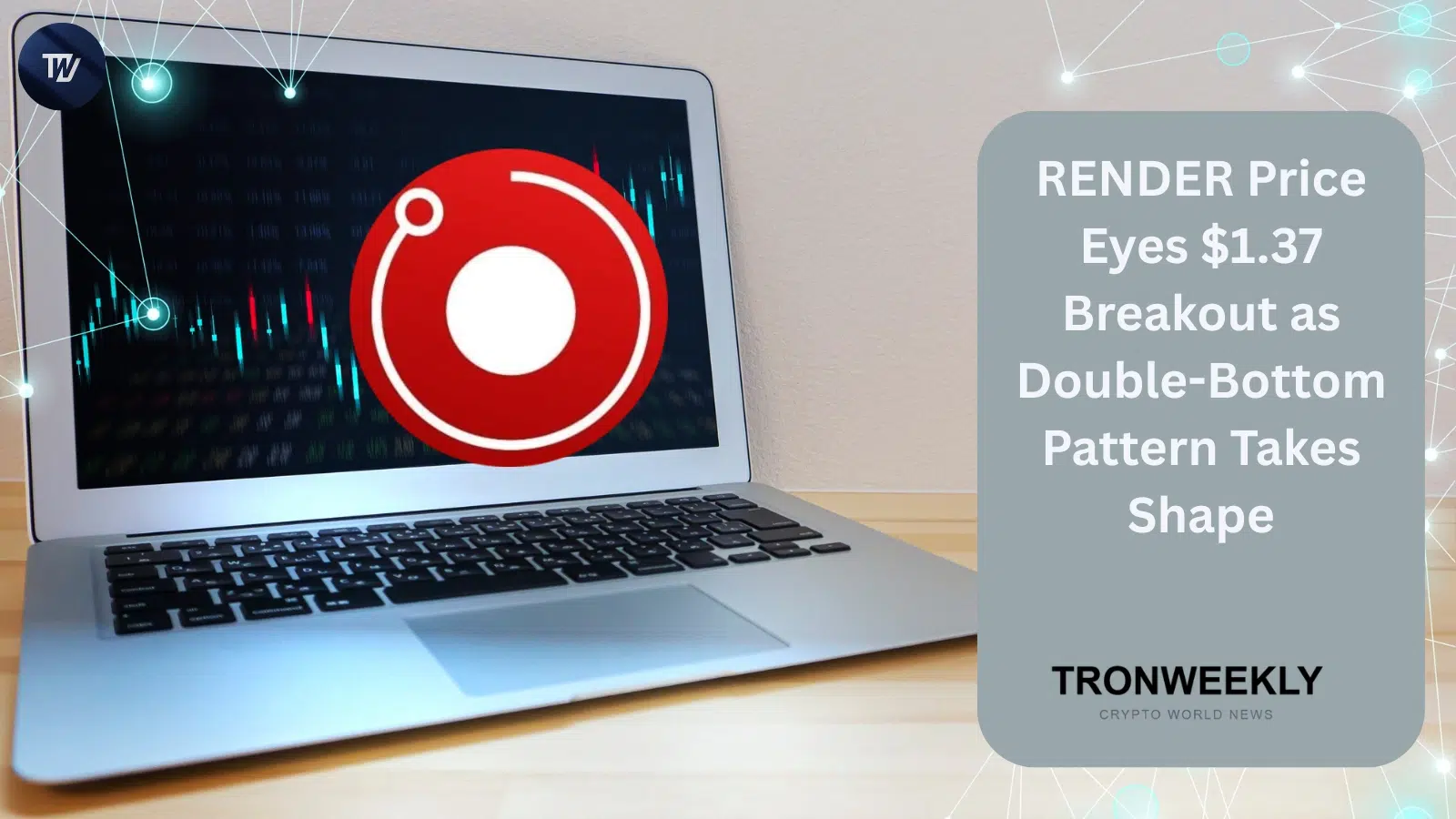 Il prezzo di RENDER punta al breakout a $1,37 mentre si forma un pattern a doppio fondo