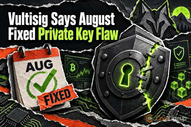Vultisig Says August 2025 Update Fixed Private-Key Vulnerability