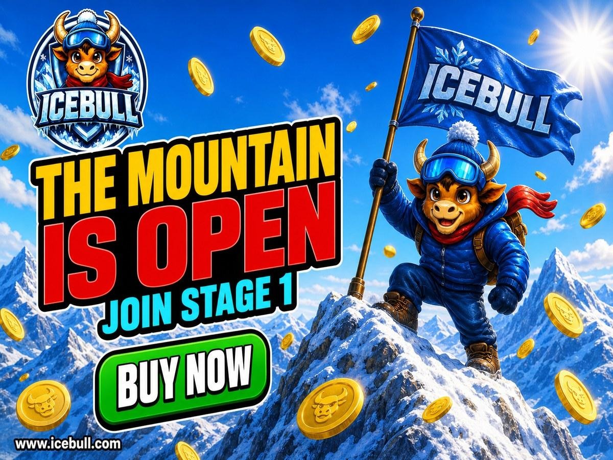 IceBull Presale Live at Stage 1 With Roughly $5K Raised and a 1250X Upside Claim