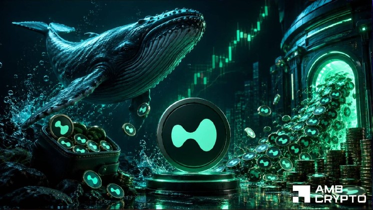 Hyperliquid-whale neemt $3,36 miljoen aan HYPE op van Coinbase terwijl exchange-inflows toenemen