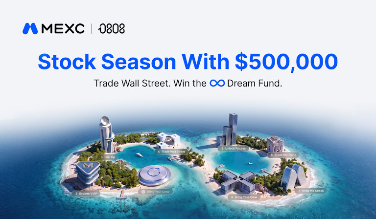 MEXC запускает ежегодное событие бренда 0808 с акцией Stock Season и призовым фондом $500,000