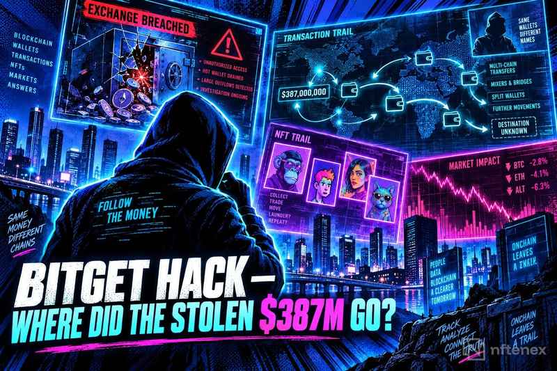 Hack Bitget: Dokąd trafiły skradzione 387,5 mln dolarów?