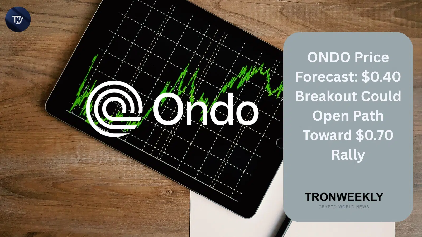 Prognoza ceny ONDO: wybicie powyżej $0.40–$0.45 może otworzyć drogę do rajdu w kierunku $0.70