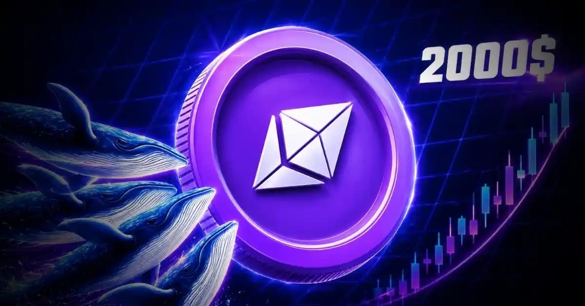 Ethereum se acerca a $2,000 mientras compras de ballenas y flujos hacia ETF atraen atención