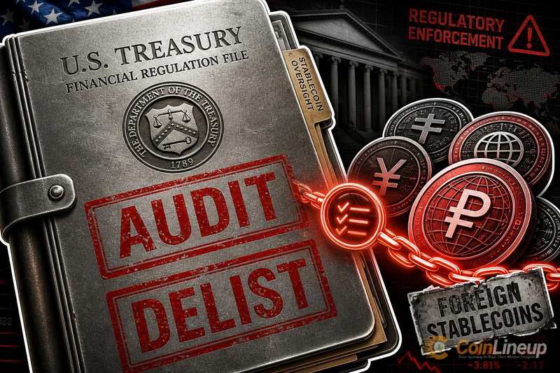 Treasury Proposal Could Require US Crypto Exchanges to Audit or Delist Foreign Stablecoins