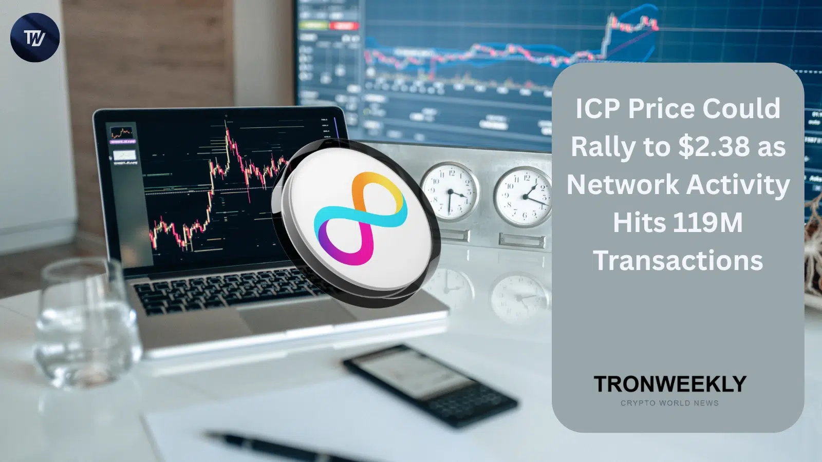 ICP 瞄準 2.38 美元阻力位,網路單日處理創紀錄的 1.19 億筆交易