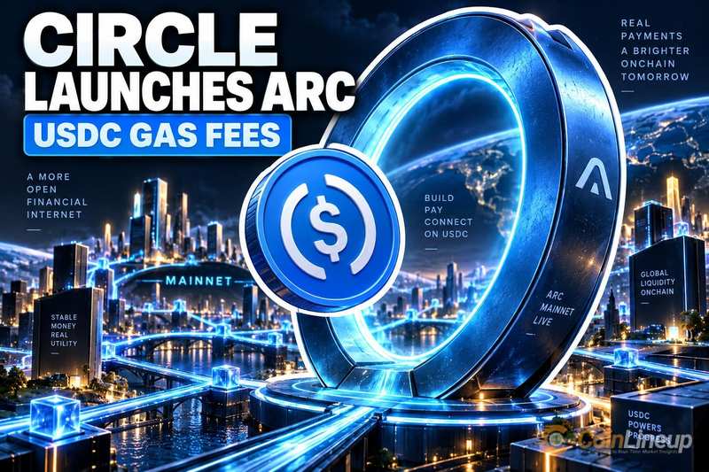 Circle lancia il mainnet di Arc con USDC come asset per le gas fee