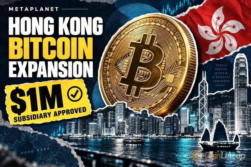 Metaplanet genehmigt Bitcoin-Tochtergesellschaft in Hongkong mit 1 Million US-Dollar Kapital