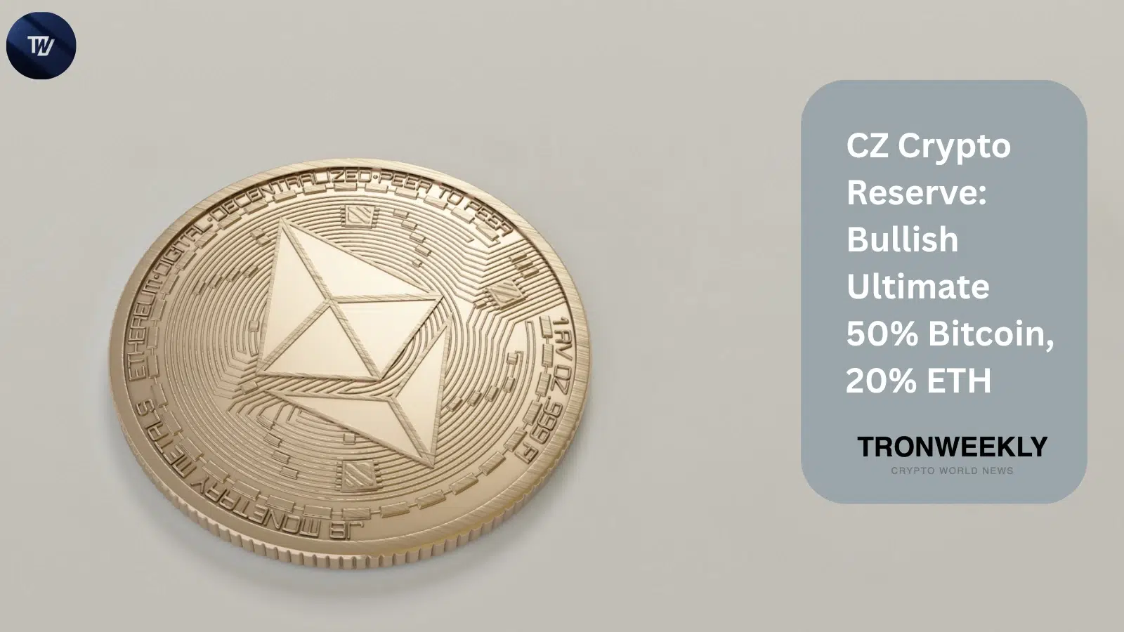 CZ Outlines Market-Cap-Weighted Model for National Crypto Reserves