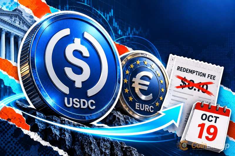 Circle отменяет сверхлимитные комиссии за погашение USDC и EURC с 19 октября