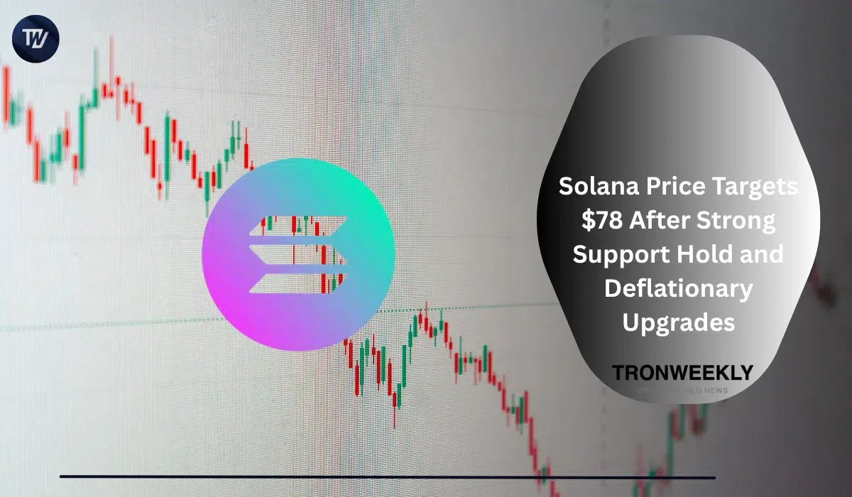 Solana Holds Key Support at $74 as Deflationary Governance Proposals Gain Backing