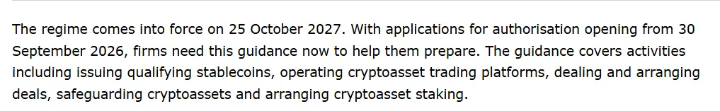 FCA: il gateway di autorizzazione crypto apre il 30 settembre prima del regime UK del 2027