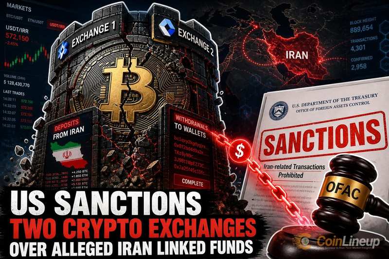 USA nałożyły sankcje na dwie giełdy kryptowalut w związku z domniemanymi funduszami powiązanymi z Iranem