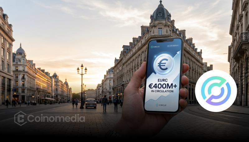 El EURC de Circle supera los 400 millones de euros en circulación y duplica su oferta en un año