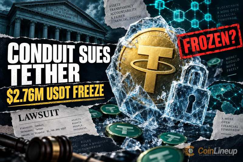 Conduit подала в суд на Tether в Нью-Йорке из-за предполагаемой заморозки USDT на 2,76 миллиона долларов