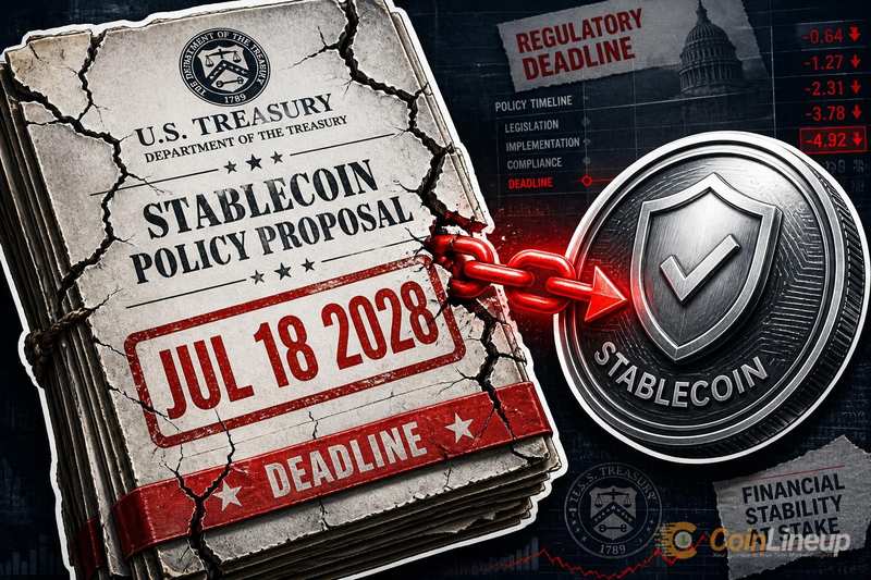 La proposition du Trésor fixe une date limite au 18 juillet 2028 pour les stablecoins offshore non conformes