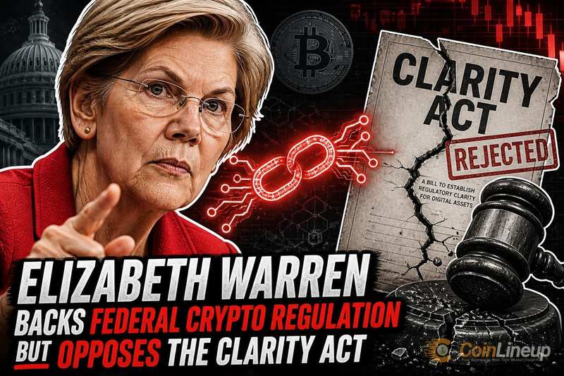 Senator Warren Supports Federal Crypto Regulation but Opposes the CLARITY Act
