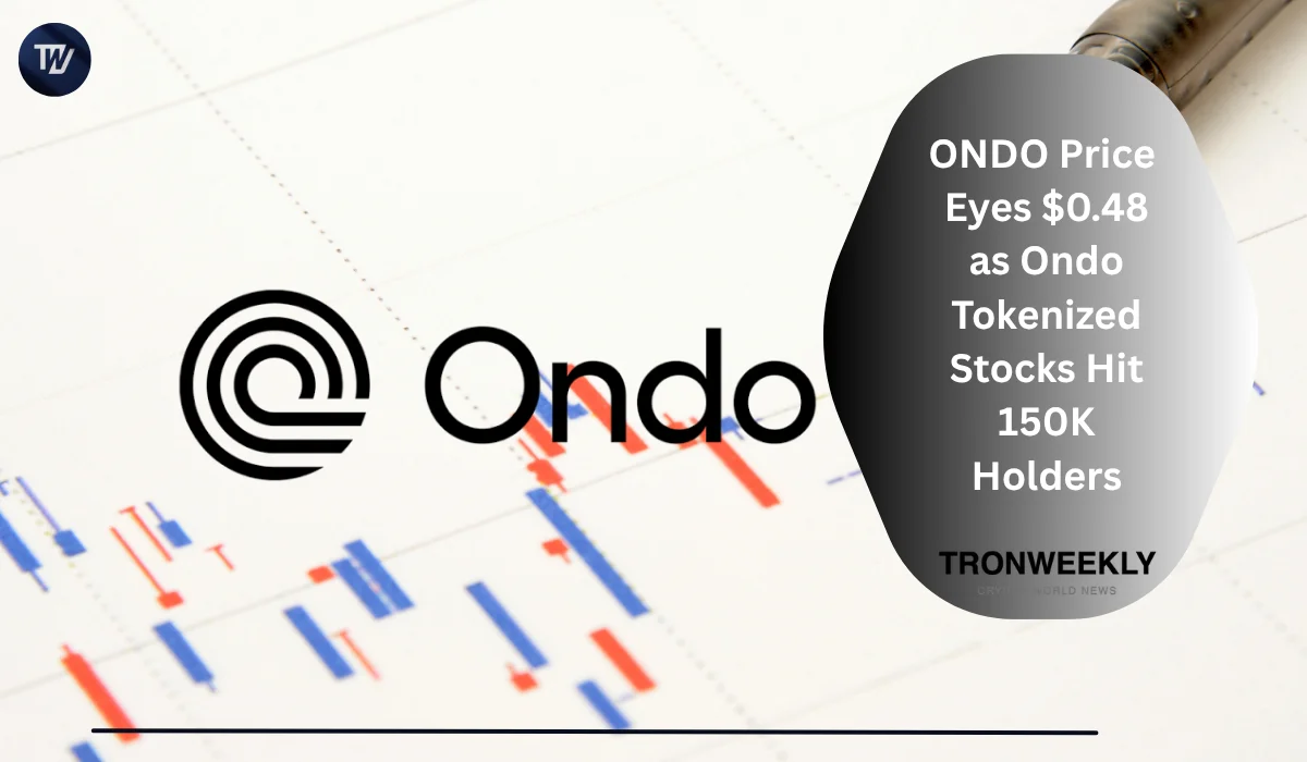 ONDO-Kurs peilt 0,48 USD an, während tokenisierte Aktien von Ondo Finance 150.000 Inhaber erreichen