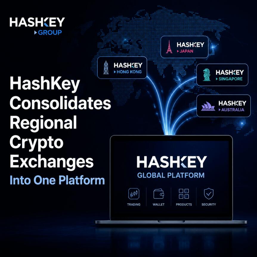 HashKey объединяет региональные криптобиржи в единую пользовательскую платформу
