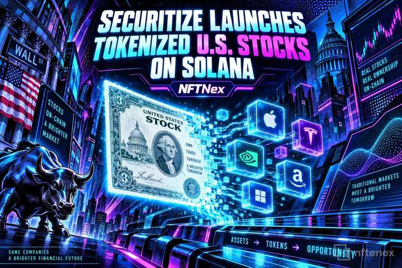 Securitize запускает токенизированные акции США на Solana, предлагая ончейн-права на 12 крупнейших компаний