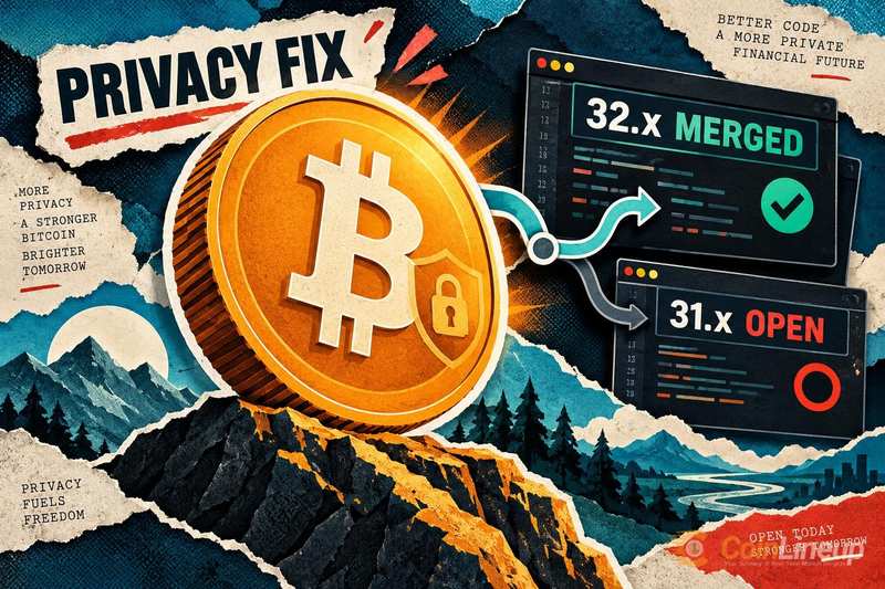Bitcoin Core Mergedatenschutzfix in 32.x ein; 31.x weiterhin offen