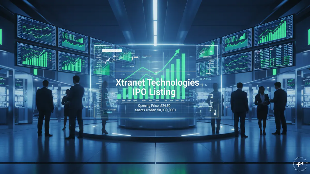 Xtranet Technologies logra modestas ganancias de debut en Dalal Street tras una fuerte suscripción de su IPO