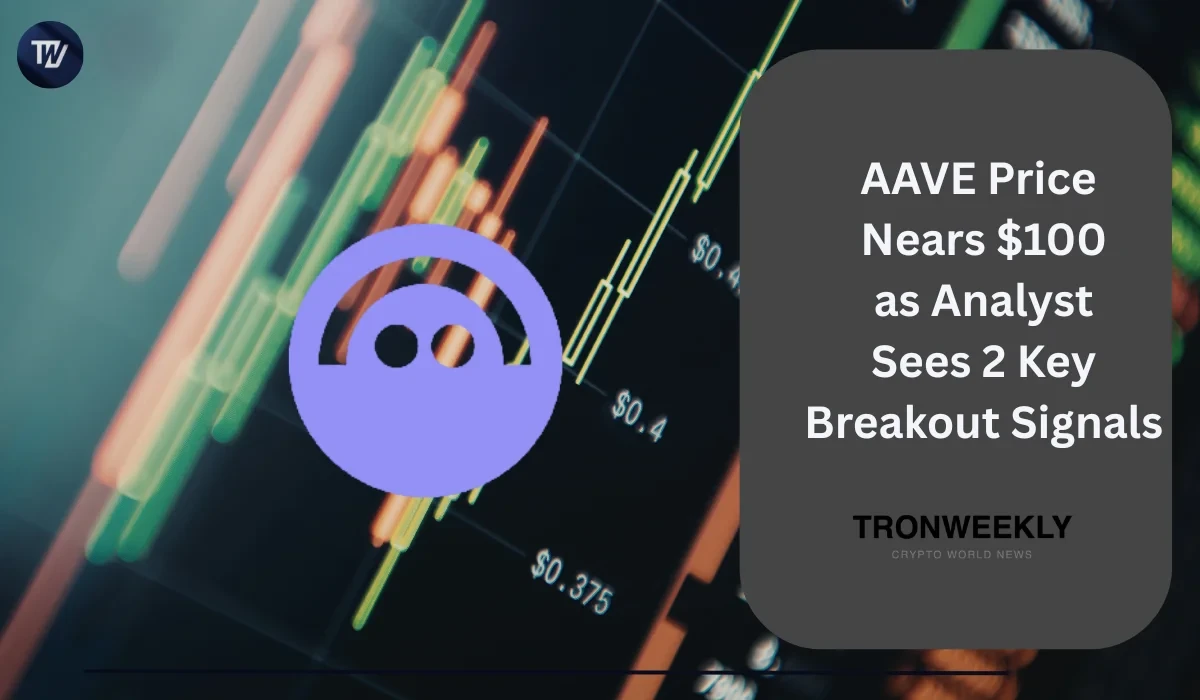 AAVE si avvicina a $100 mentre l’analista Michaël van de Poppe segnala indicatori di breakout