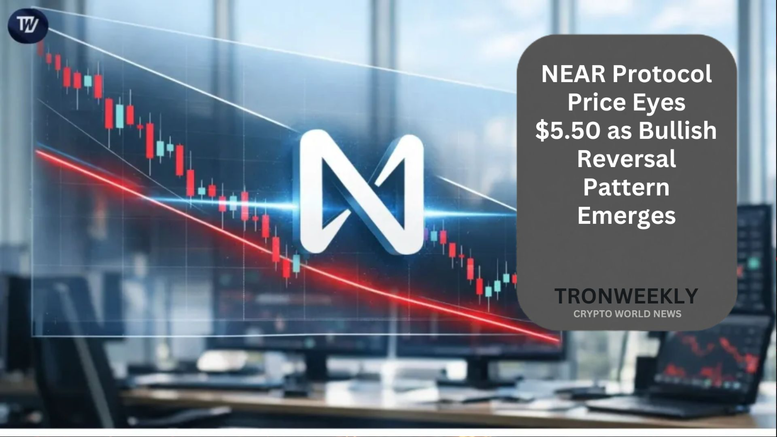 El precio de NEAR Protocol apunta a $5.50 mientras emerge un patrón de reversión alcista en el gráfico diario