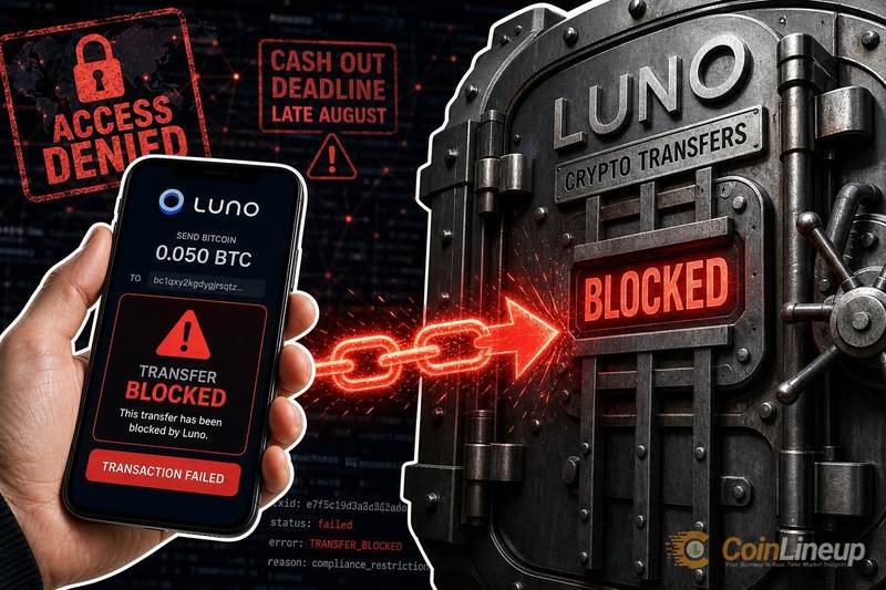 Luno блокирует переводы криптовалют для некоторых пользователей до крайнего срока вывода средств в конце августа