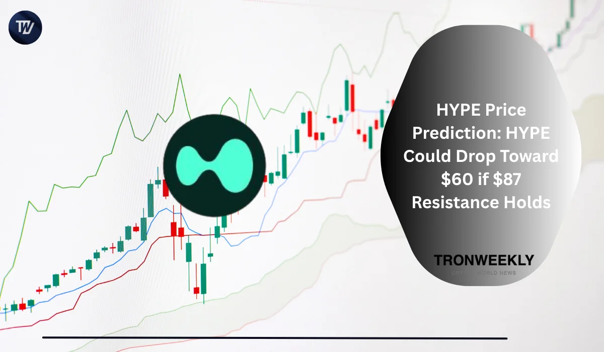 HYPE Price Prediction: Token Could Slide Toward $60 If $87 Resistance Holds