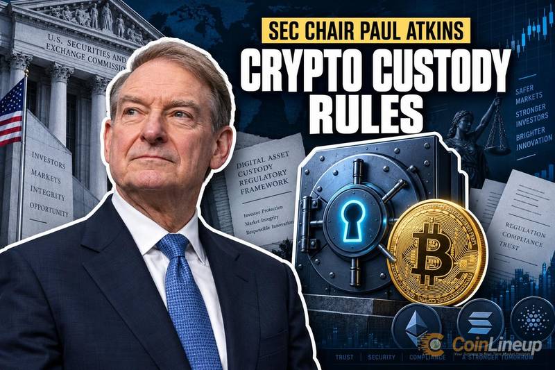 Председатель SEC Пол Аткинс: предложенные правила криптокастодиального хранения прояснят требования к советникам и фондам